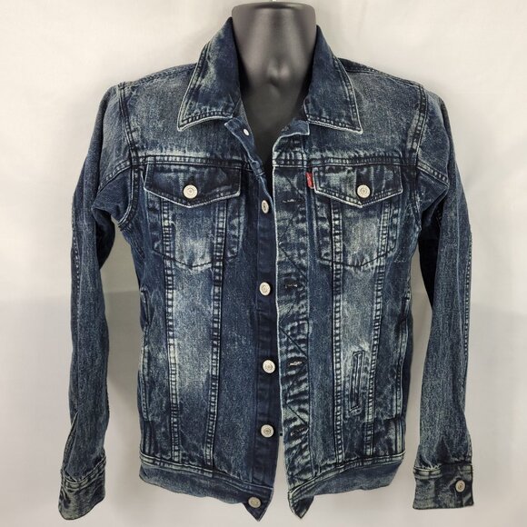Levi Strauss Signature Vintage Jean Denim Jacket Mens size Small - Picture 1 of 3